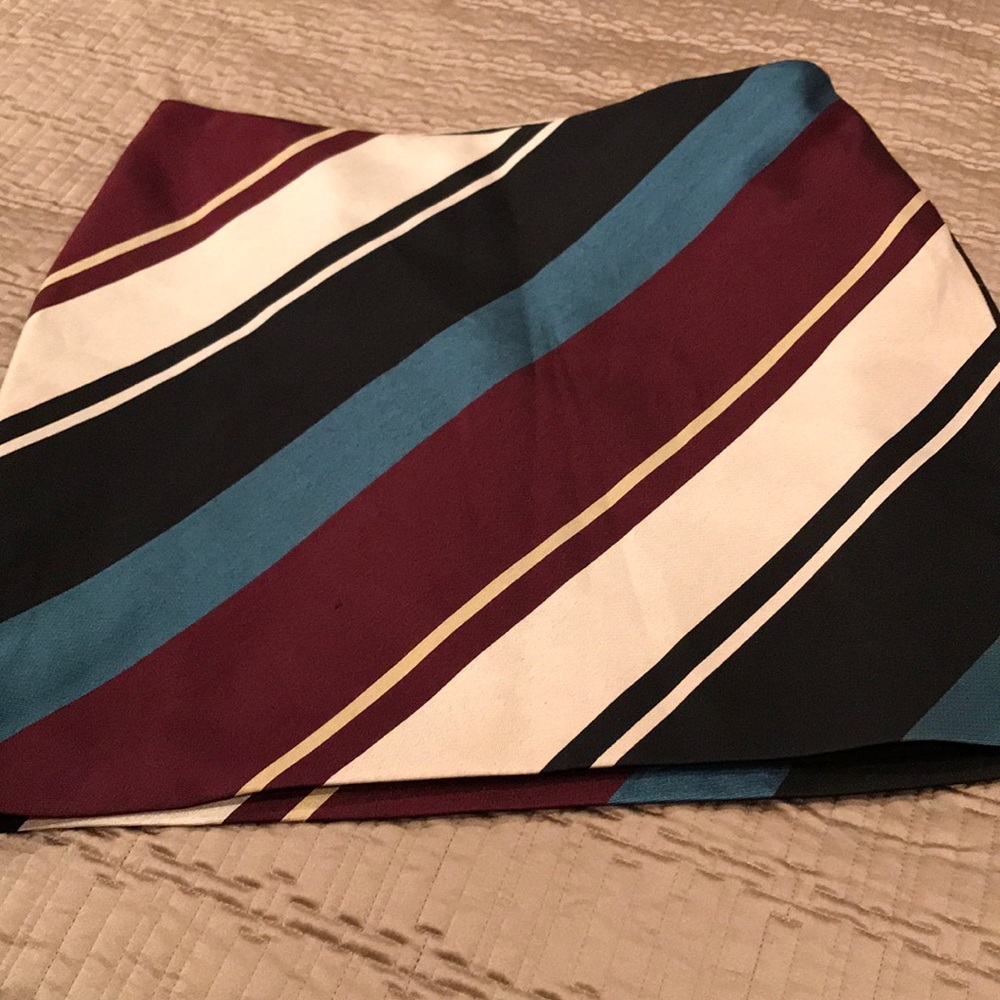 Ann Taylor Multicolor Striped Skirt
